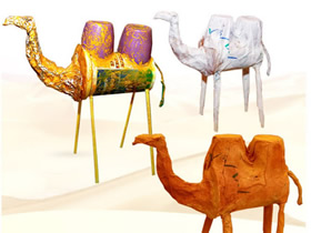 幼儿骆驼模型手工制作 酸奶盒制作骆驼的方法