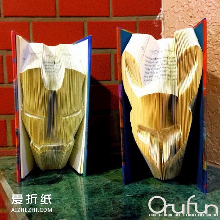大部头书籍的废物利用 制作出震撼的纸雕作品- www.aizhezhi.com