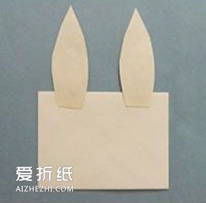 幼儿园信封手工图片 简单手工兔子制作教程- www.aizhezhi.com