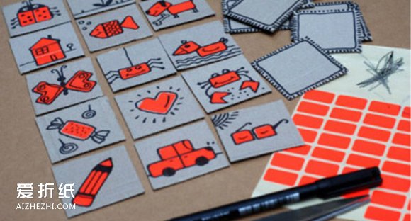 幼儿园卡通卡牌怎么做 简单硬纸板卡牌制作- www.aizhezhi.com