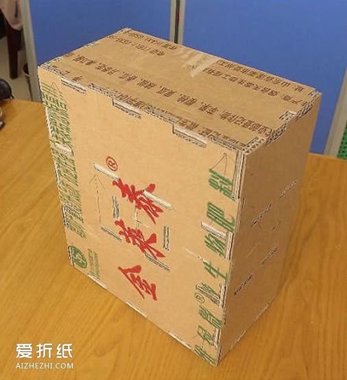 怎么用纸箱制作柜子 迷你柜子手工制作教程- www.aizhezhi.com
