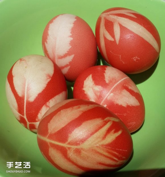 立夏彩蛋的制作方法 鸡蛋表面印花纹DIY教程- www.aizhezhi.com