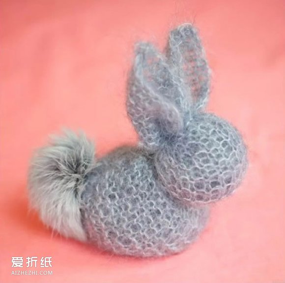 不织布兔子玩偶怎么做 简单手工制作小兔子- www.aizhezhi.com