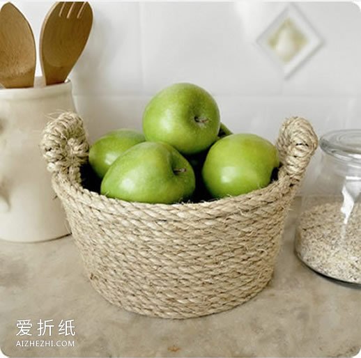 怎么做家居收纳篮教程 手工制作收纳篮的方法- www.aizhezhi.com