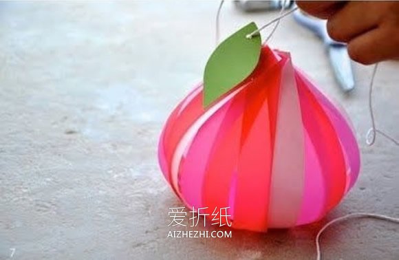 怎么做水蜜桃包装盒 简易桃子纸盒的做法图解- www.aizhezhi.com