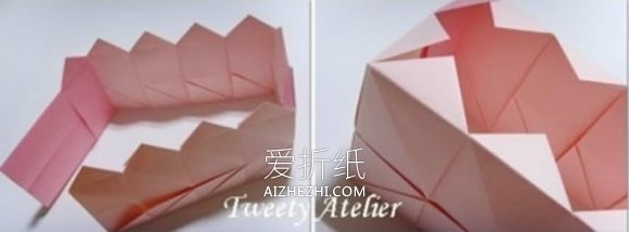 怎么折纸长方形纸巾盒 纸巾盒的折法图解教程- www.aizhezhi.com