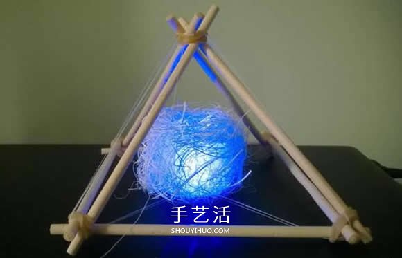 自制浪漫小夜灯的方法 简单又漂亮创意灯具DIY- www.aizhezhi.com