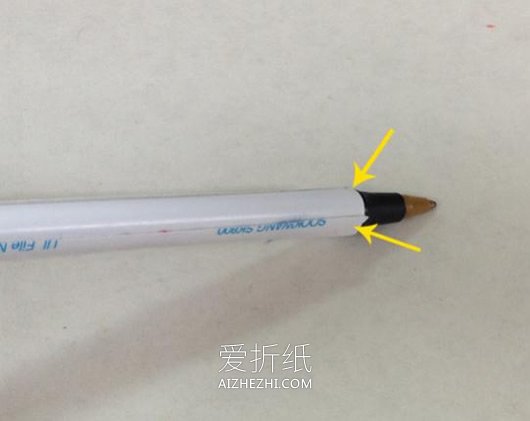 怎么制作签到笔的教程 手工制作签到笔图解- www.aizhezhi.com