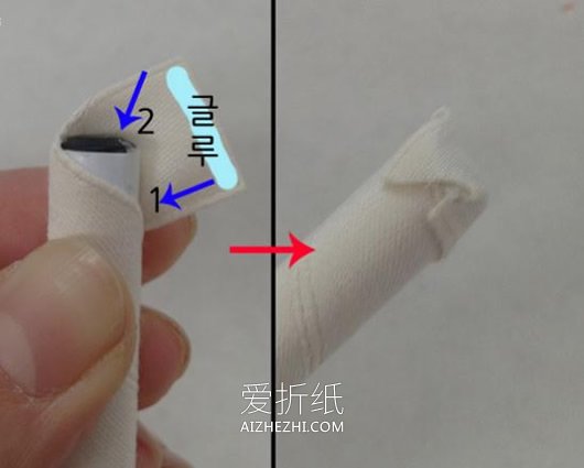 怎么制作签到笔的教程 手工制作签到笔图解- www.aizhezhi.com