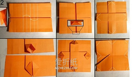 怎么折纸收纳纸盒图解 手工折纸漂亮收纳盒- www.aizhezhi.com