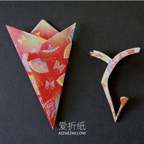 怎么剪纸樱花的方法 樱花的折法和剪法图解- www.aizhezhi.com