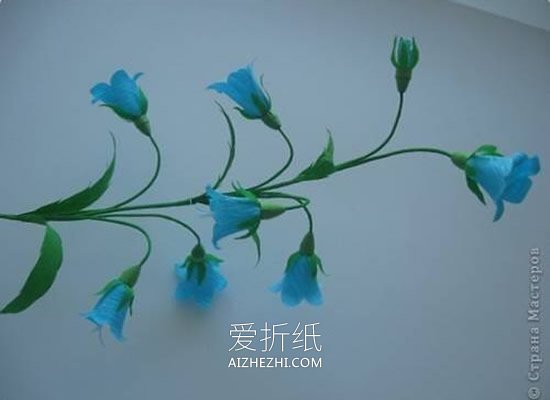 怎么用皱纹纸做花图解 皱纹纸手工制作花朵- www.aizhezhi.com