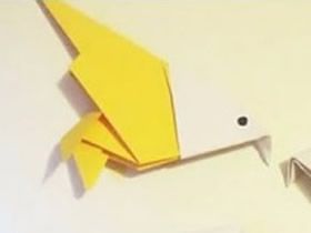 怎么折纸小鸟的教程 手工折纸小鸟步骤图解