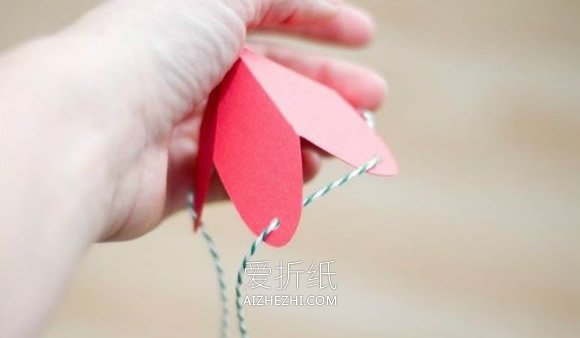 怎么折纸草莓的方法 可爱草莓包装盒的折法- www.aizhezhi.com