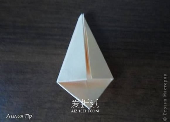 怎么简单折纸玫瑰花 手工折纸简易玫瑰花图解- www.aizhezhi.com