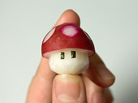 怎么简单做一个小蘑菇 超级马里奥蘑菇制作