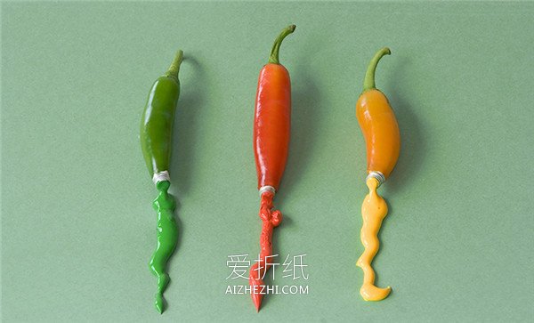 怎么用食物做手工 有趣的食物DIY作品图片- www.aizhezhi.com