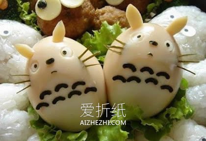 怎么做鸡蛋龙猫图解 茶叶蛋手工制作龙猫- www.aizhezhi.com