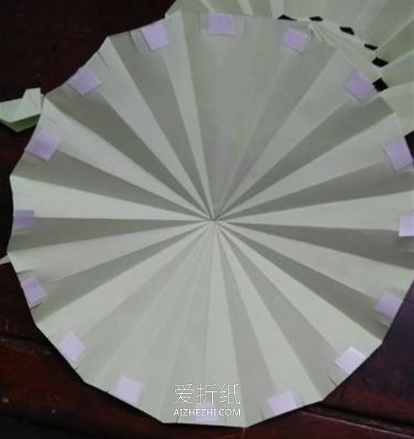 怎么做迷你纸伞的方法 手工折纸雨伞图解教程- www.aizhezhi.com