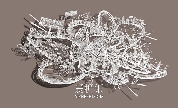 美轮美奂平面纸雕作品 精致手工平面纸雕图片- www.aizhezhi.com