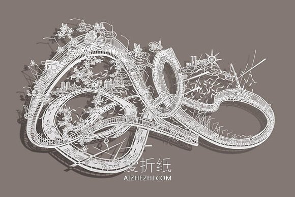 美轮美奂平面纸雕作品 精致手工平面纸雕图片- www.aizhezhi.com