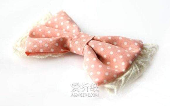 怎么做不织布发卡图解 布艺手工制作可爱发饰- www.aizhezhi.com