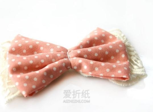 怎么做不织布发卡图解 布艺手工制作可爱发饰- www.aizhezhi.com
