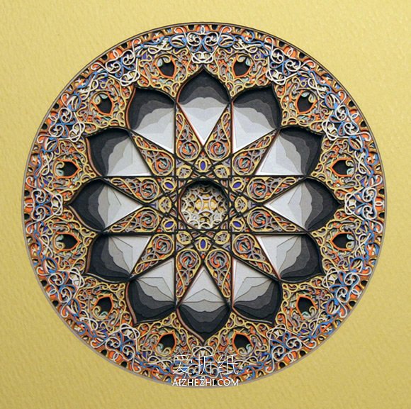 精美绝伦纸雕艺术作品 手工雕刻的美丽纸雕- www.aizhezhi.com
