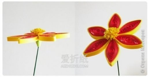 怎么做衍纸花基础教程 衍纸手工制作花朵入门- www.aizhezhi.com