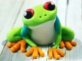 怎么做粘土小青蛙图解 超轻粘土制作逼真青蛙