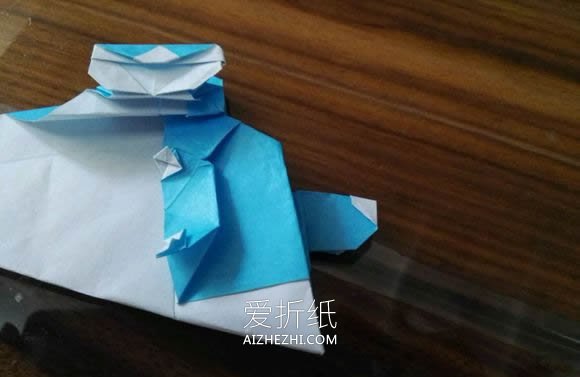 怎么折纸雪人的方法 手工折纸雪人的步骤图解- www.aizhezhi.com