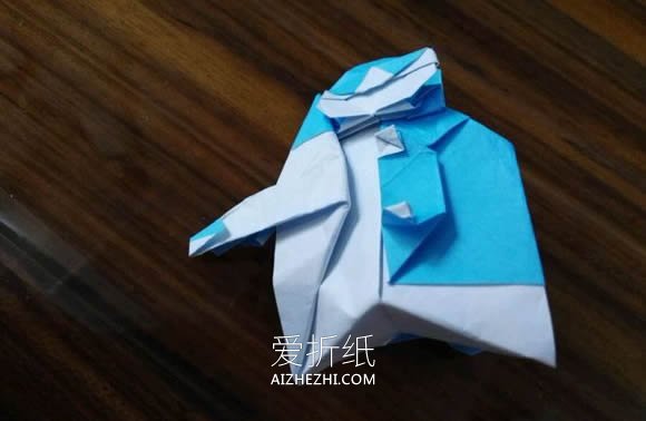 怎么折纸雪人的方法 手工折纸雪人的步骤图解- www.aizhezhi.com