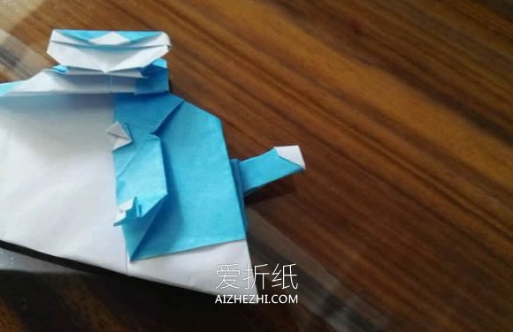 怎么折纸雪人的方法 手工折纸雪人的步骤图解- www.aizhezhi.com