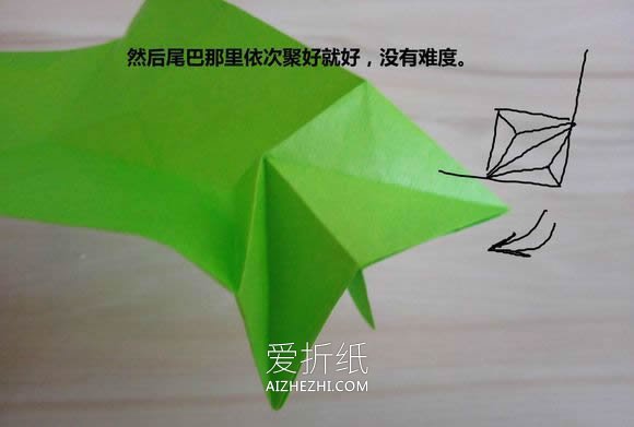 怎么折纸大象带CP图 复杂手工折纸大象图解- www.aizhezhi.com