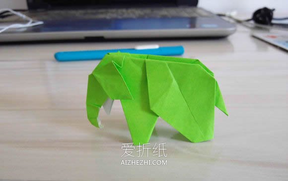 怎么折纸大象带CP图 复杂手工折纸大象图解- www.aizhezhi.com
