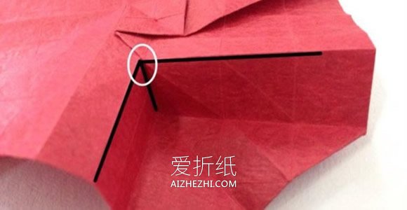 怎么折纸川崎玫瑰图解 手揉纸玫瑰花的折法- www.aizhezhi.com