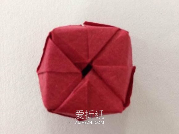 怎么折纸川崎玫瑰图解 手揉纸玫瑰花的折法- www.aizhezhi.com