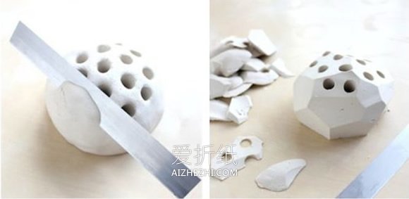 怎么做粘土笔筒的方法 超轻粘土制作创意笔筒- www.aizhezhi.com