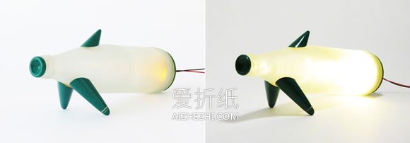 怎么做小动物灯具 酒瓶废物利用制作创意灯具- www.aizhezhi.com