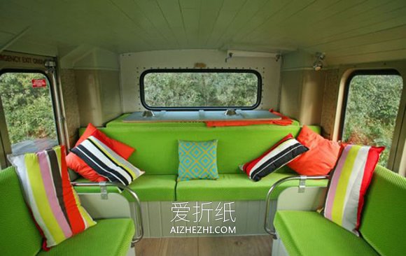 双层巴士改造旅馆图片 旧公交车DIY移动旅馆- www.aizhezhi.com