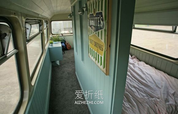 双层巴士改造旅馆图片 旧公交车DIY移动旅馆- www.aizhezhi.com