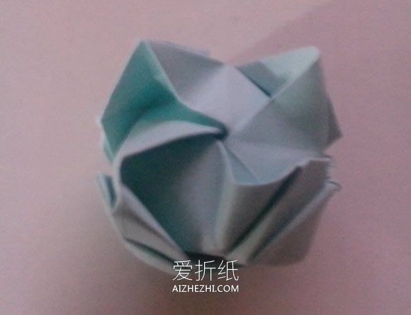 手工玫瑰花怎么折图解 如何折纸玫瑰的折法- www.aizhezhi.com