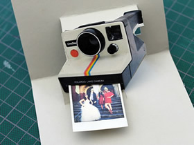 怎么做立体生日贺卡 创意照相机贺卡手工制作