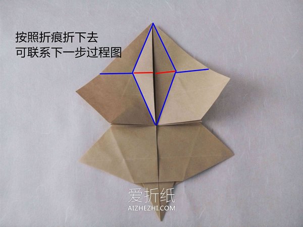 怎么折纸逼真的兔子 手工折纸立体兔子图解- www.aizhezhi.com