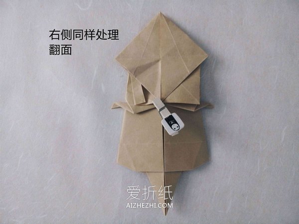 怎么折纸逼真的兔子 手工折纸立体兔子图解- www.aizhezhi.com