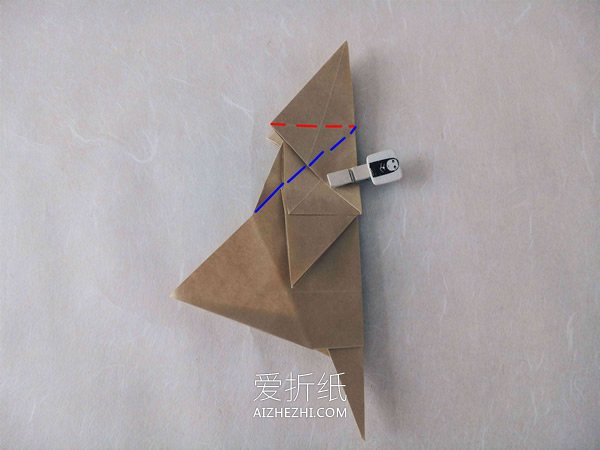 怎么折纸逼真的兔子 手工折纸立体兔子图解- www.aizhezhi.com