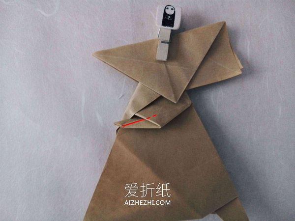 怎么折纸逼真的兔子 手工折纸立体兔子图解- www.aizhezhi.com