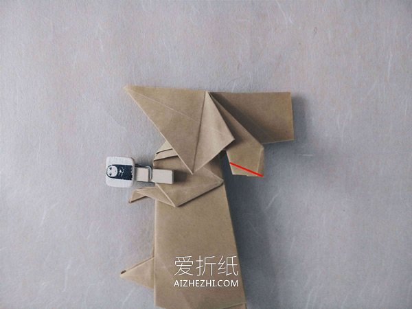 怎么折纸逼真的兔子 手工折纸立体兔子图解- www.aizhezhi.com