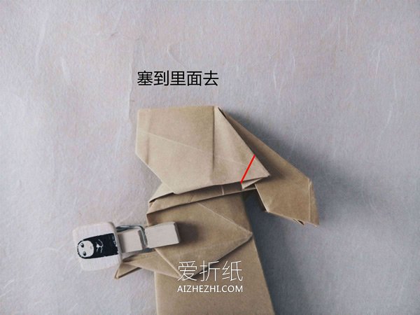 怎么折纸逼真的兔子 手工折纸立体兔子图解- www.aizhezhi.com