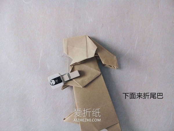 怎么折纸逼真的兔子 手工折纸立体兔子图解- www.aizhezhi.com